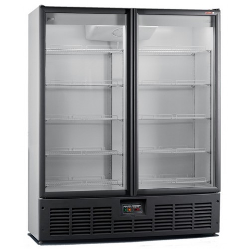 Шкаф холодильный АРИАДА R1400MS стеклянные двери распашные